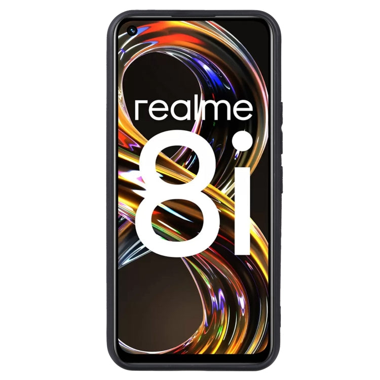 For OPPO Realme 8i TPU Phone Case(Black)