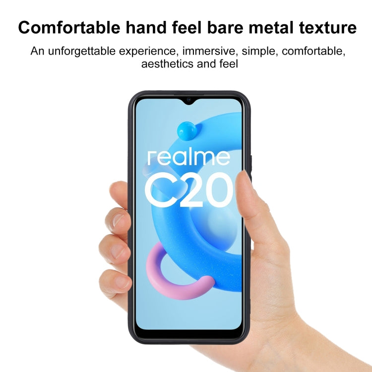 For OPPO Realme C20 TPU Phone Case(Black)