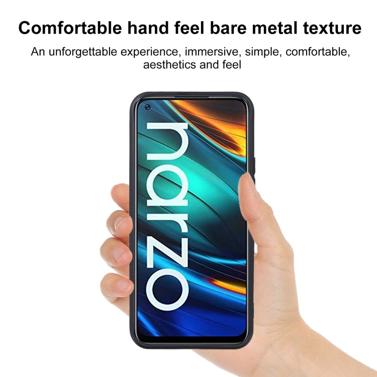 For OPPO Realme Narzo 20 Pro TPU Phone Case(Black)