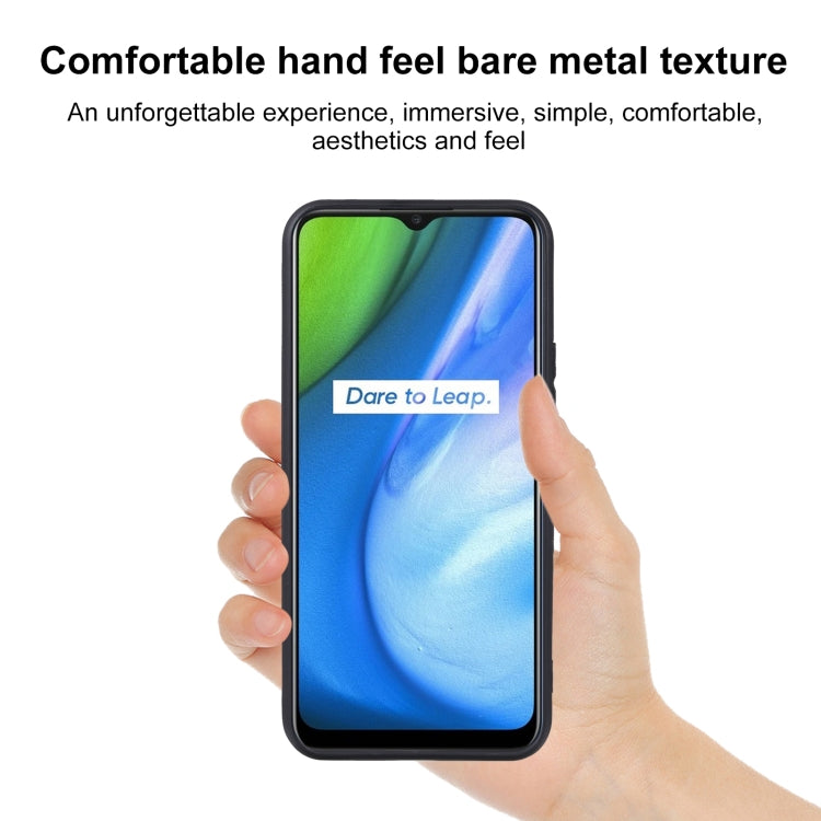 For OPPO Realme V3 TPU Phone Case(Black)