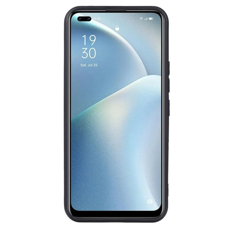 For OPPO Reno4 Lite TPU Phone Case(Black)
