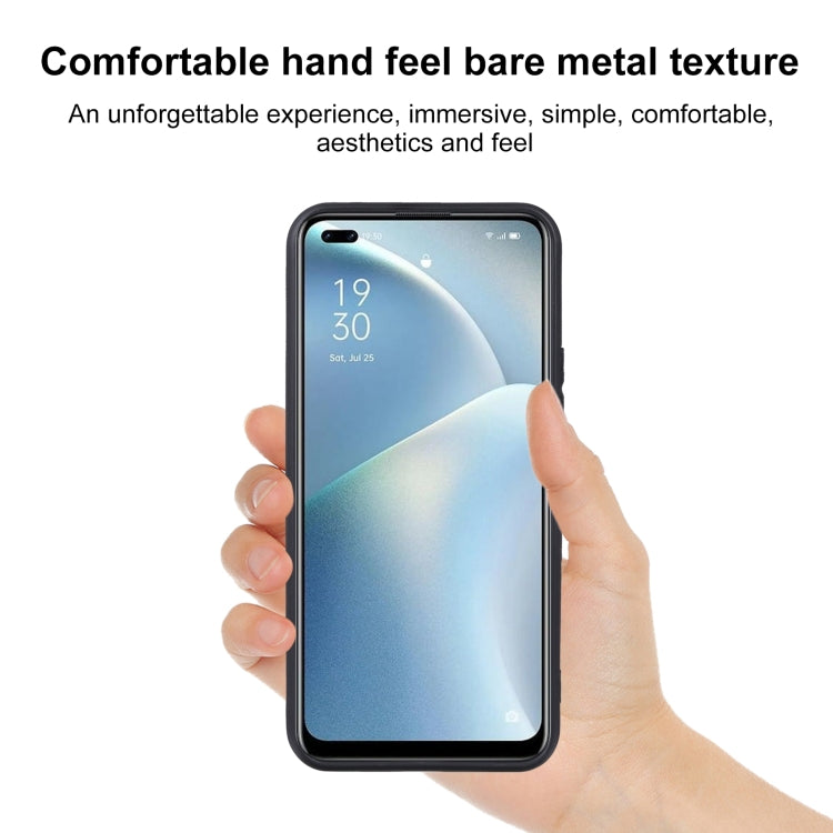 For OPPO Reno4 Lite TPU Phone Case(Black)