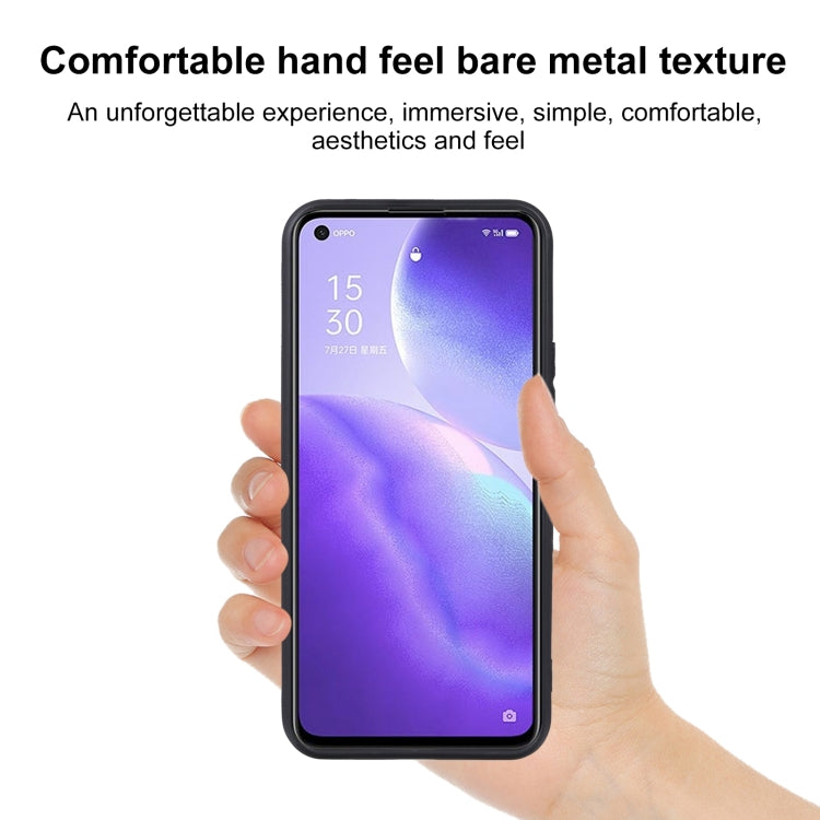 For OPPO Reno5 5G TPU Phone Case(Black)