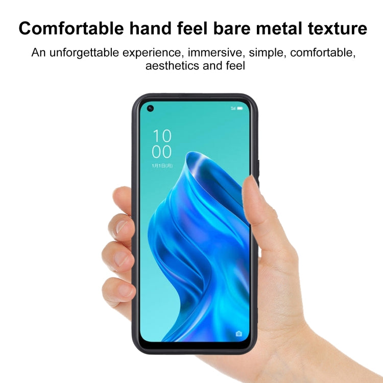 For OPPO Reno5 F TPU Phone Case(Black)