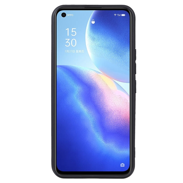 For OPPO Reno5 K TPU Phone Case(Black)