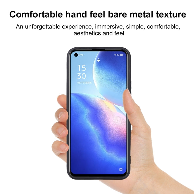 For OPPO Reno5 K TPU Phone Case(Black)