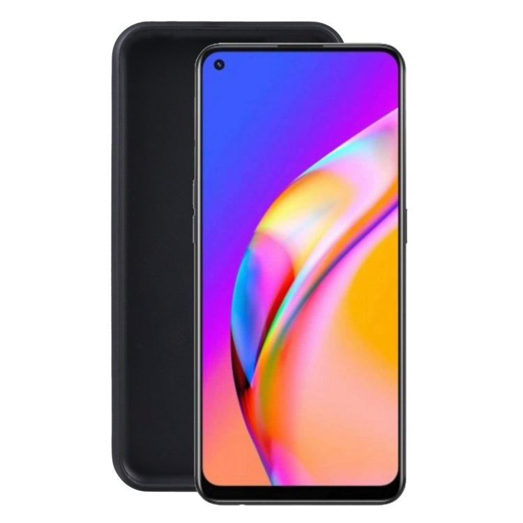For OPPO Reno5 Lite TPU Phone Case(Black)
