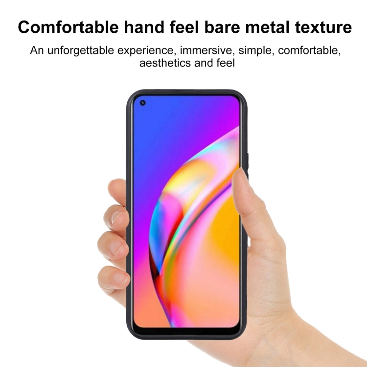 For OPPO Reno5 Lite TPU Phone Case(Black)