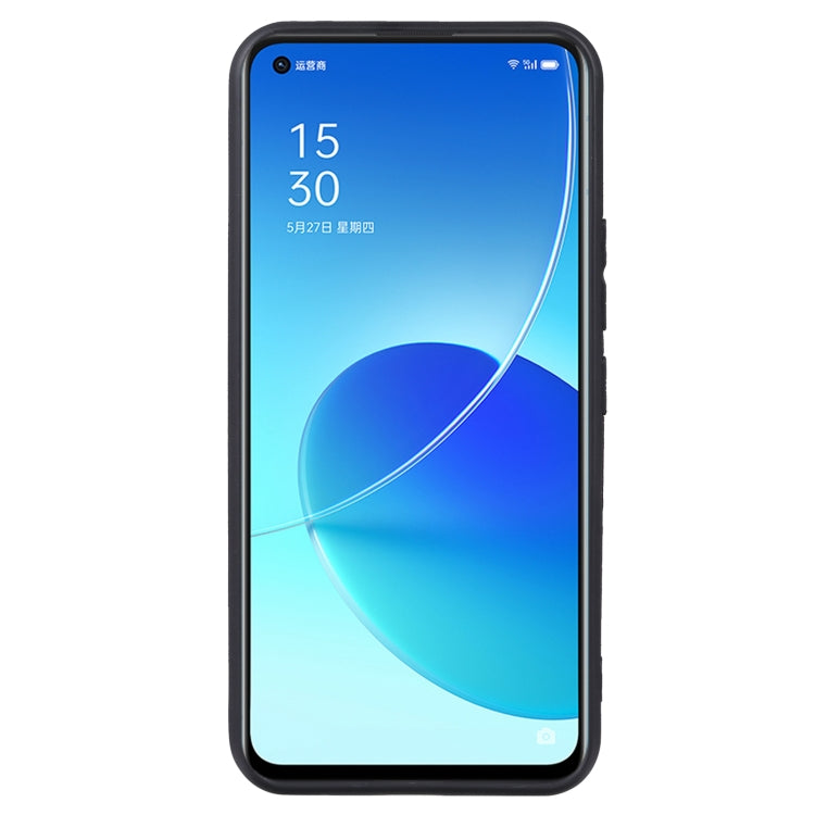 For OPPO Reno6 5G TPU Phone Case(Black)