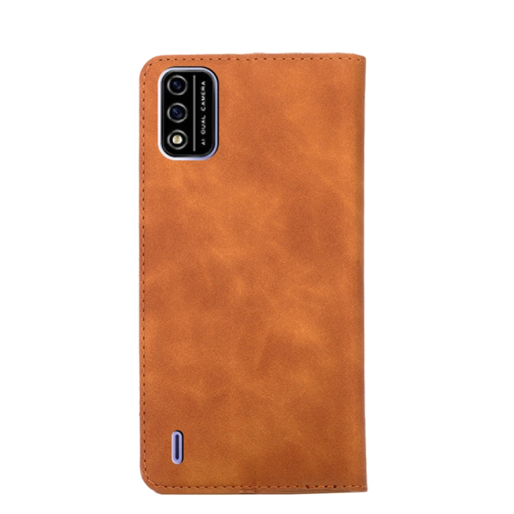 For Itel A48 Skin Feel Magnetic Horizontal Flip Leather Phone Case