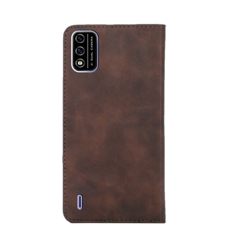 For Itel A48 Skin Feel Magnetic Horizontal Flip Leather Phone Case