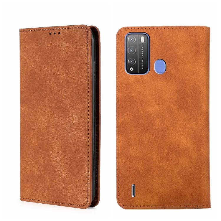 For Itel Vision 1 Pro Skin Feel Magnetic Horizontal Flip Leather Phone Case