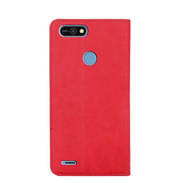 For Tecno Pop 2/Pop 2F/Pop 2 Pro/Pop 2 Power/Itel P13 Skin Feel Magnetic Horizontal Flip Leather Phone Case
