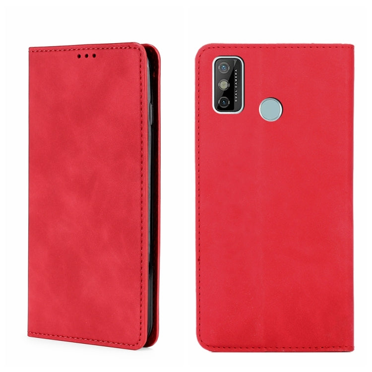 For Tecno Spark 6 Go Skin Feel Magnetic Horizontal Flip Leather Phone Case