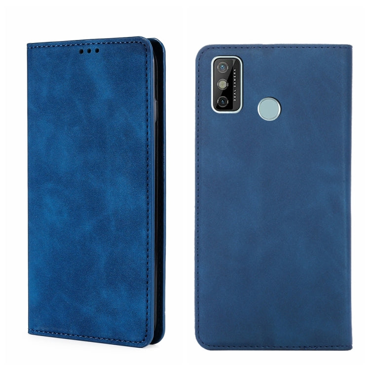 For Tecno Spark 6 Go Skin Feel Magnetic Horizontal Flip Leather Phone Case