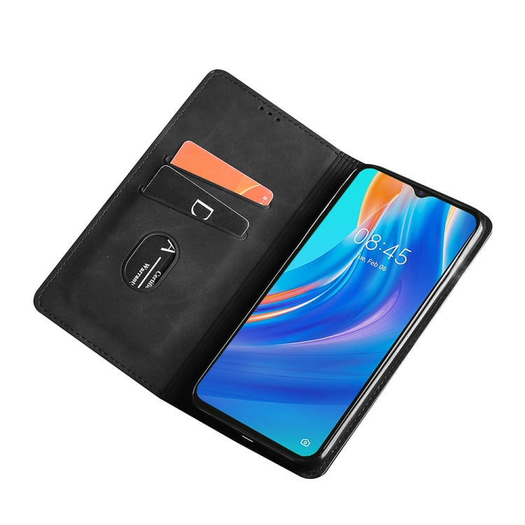 For Tecno Spark 6 Go Skin Feel Magnetic Horizontal Flip Leather Phone Case