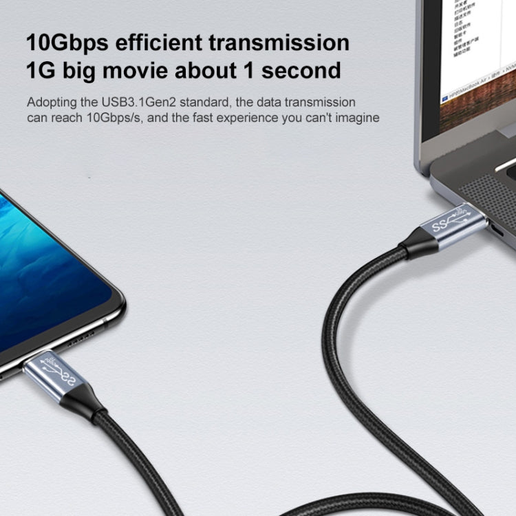 2m 10Gbps USB-C / Type-C Male to Male Charging Data Transmission Cable
