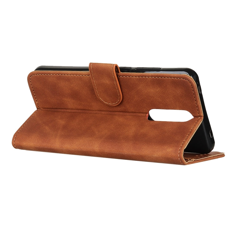 For OnePlus 8 Retro Texture PU + TPU Horizontal Flip Leather Case with Holder & Card Slots & Wallet