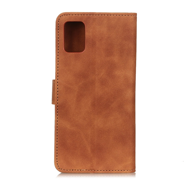 For Galaxy A41 Retro Texture PU + TPU Horizontal Flip Leather Case with Holder & Card Slots & Wallet