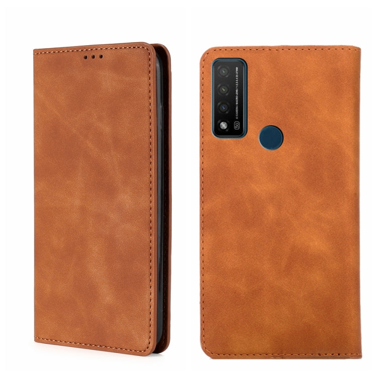 For TCL 20 R 5G/Bremen/20AX 5G Skin Feel Magnetic Horizontal Flip Leather Phone Case