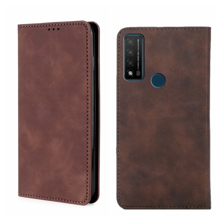 For TCL 20 R 5G/Bremen/20AX 5G Skin Feel Magnetic Horizontal Flip Leather Phone Case