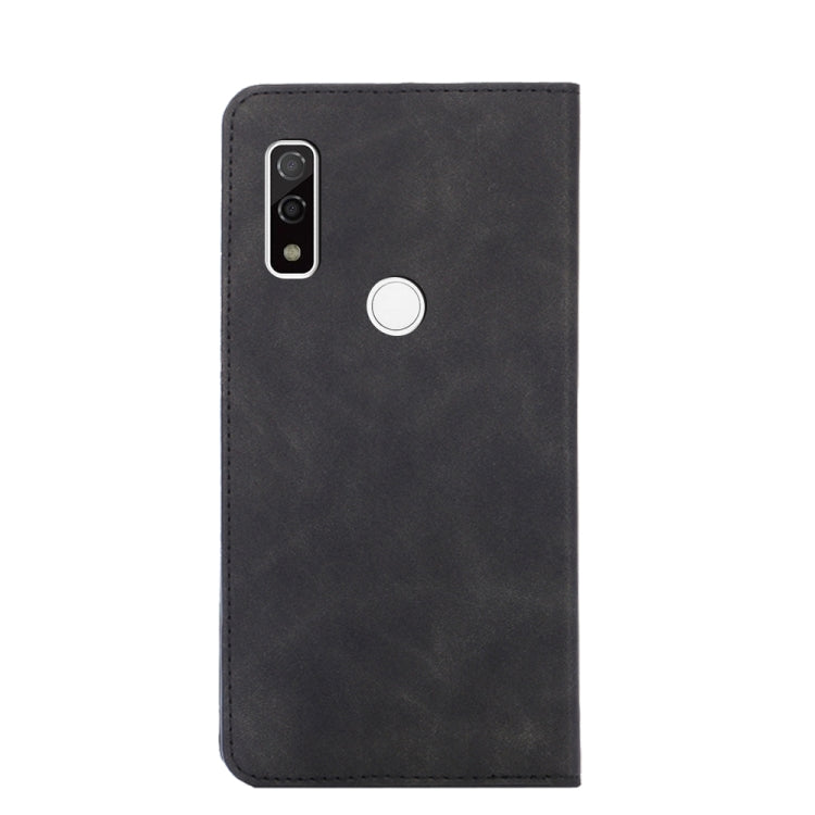 For Fujitsu Arrows WE F-51B Skin Feel Magnetic Horizontal Flip Leather Phone Case
