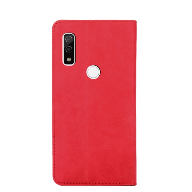 For Fujitsu Arrows WE F-51B Skin Feel Magnetic Horizontal Flip Leather Phone Case