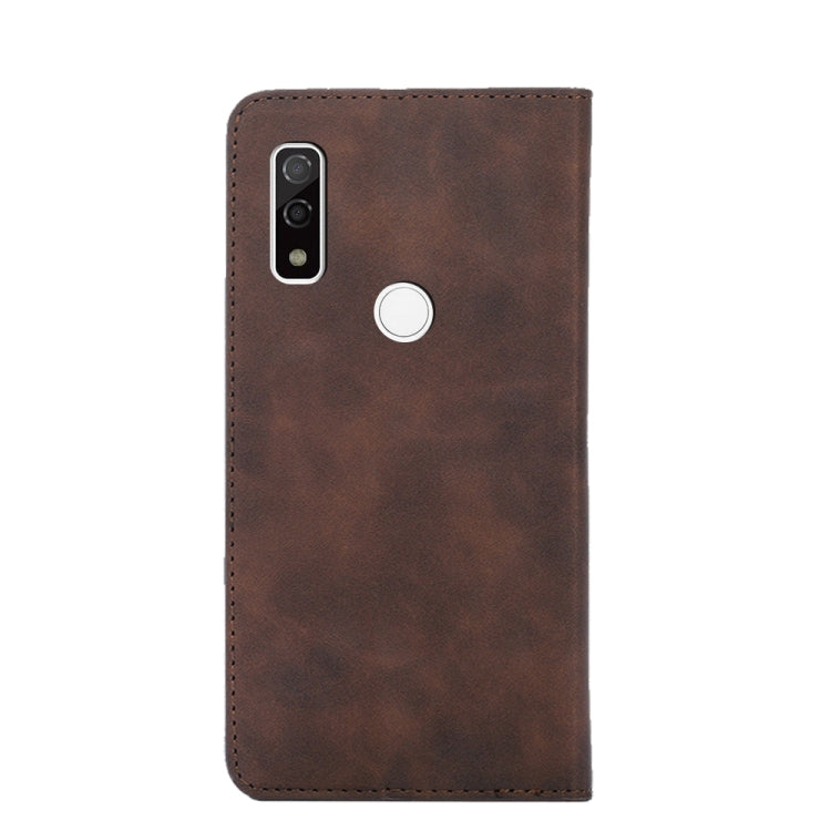 For Fujitsu Arrows WE F-51B Skin Feel Magnetic Horizontal Flip Leather Phone Case
