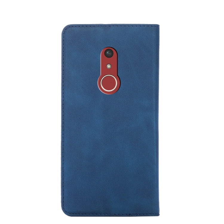 For Fujitsu Arrow Be4 Plus F-41B Skin Feel Magnetic Horizontal Flip Leather Phone Case