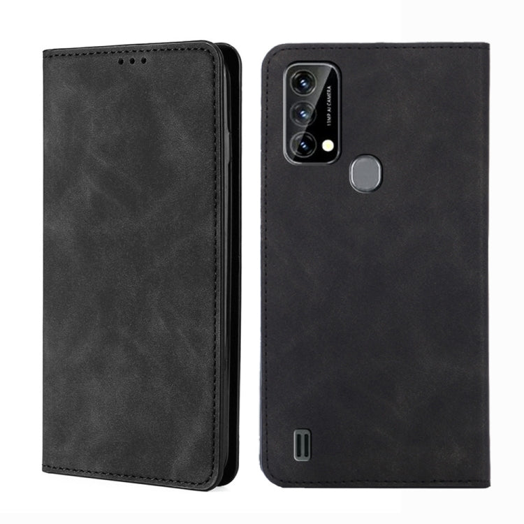 For Blackview A50 Skin Feel Magnetic Horizontal Flip Leather Phone Case