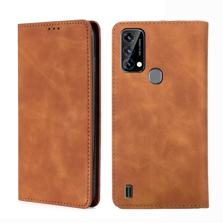 For Blackview A50 Skin Feel Magnetic Horizontal Flip Leather Phone Case