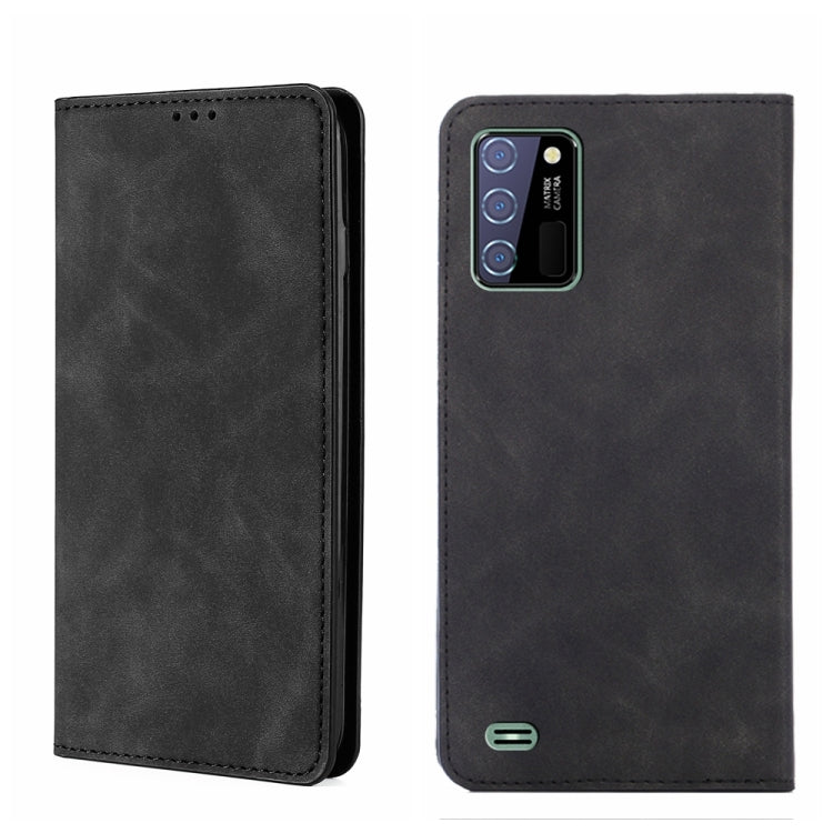 For Oukitel C25 Skin Feel Magnetic Horizontal Flip Leather Phone Case