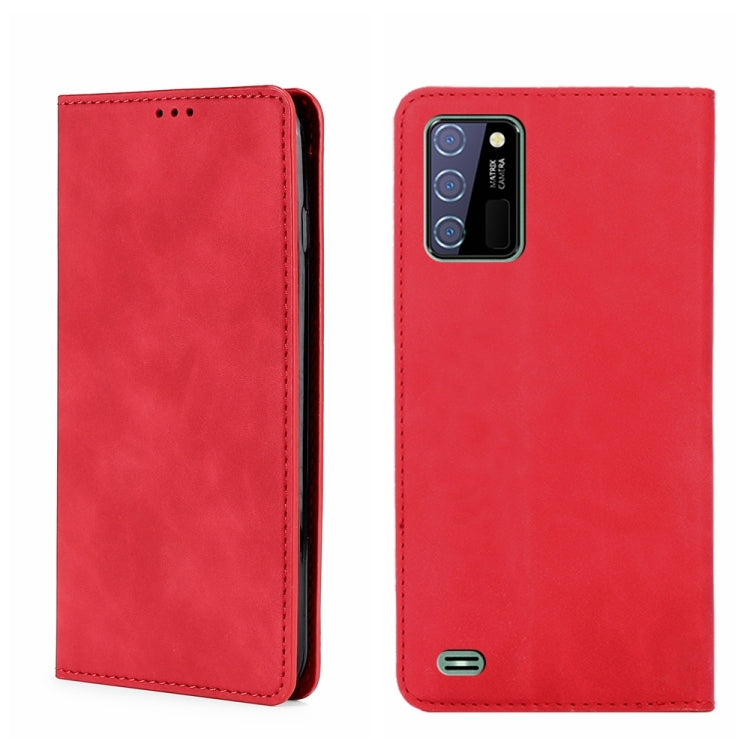 For Oukitel C25 Skin Feel Magnetic Horizontal Flip Leather Phone Case
