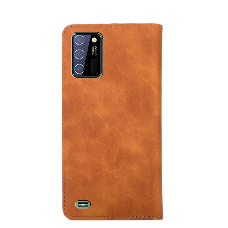 For Oukitel C25 Skin Feel Magnetic Horizontal Flip Leather Phone Case