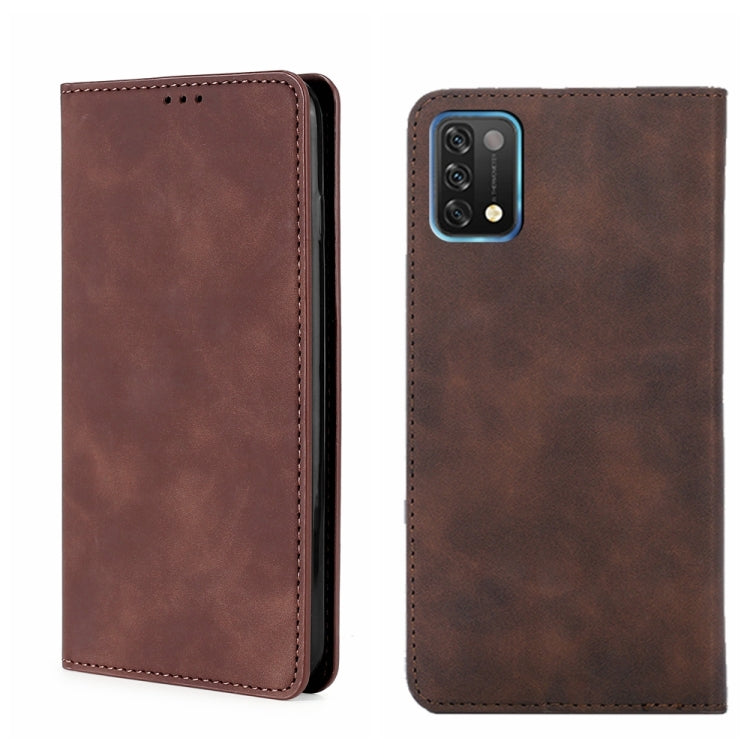 For UMIDIGI A11 Skin Feel Magnetic Horizontal Flip Leather Phone Case