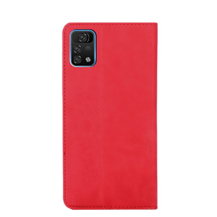 For UMIDIGI A11 Pro Max Skin Feel Magnetic Horizontal Flip Leather Phone Case