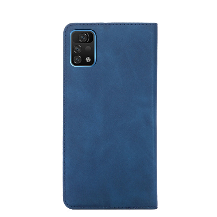 For UMIDIGI A11 Pro Max Skin Feel Magnetic Horizontal Flip Leather Phone Case