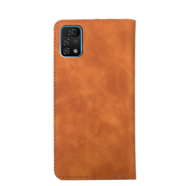 For UMIDIGI A11 Pro Max Skin Feel Magnetic Horizontal Flip Leather Phone Case