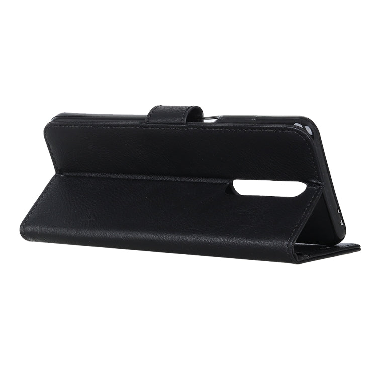 For OnePlus 8 Cowhide Texture Horizontal Flip Leather Case with Holder & Card Slots & Wallet