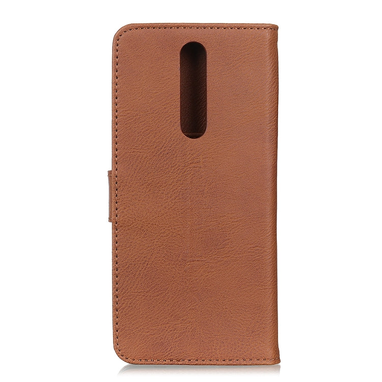 For OnePlus 8 Cowhide Texture Horizontal Flip Leather Case with Holder & Card Slots & Wallet