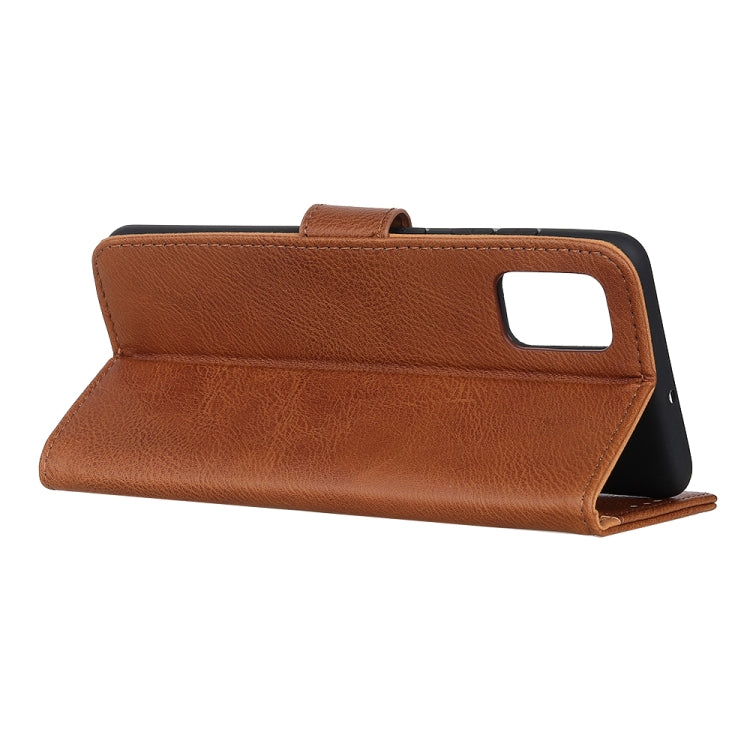 For Galaxy A41 Cowhide Texture Horizontal Flip Leather Case with Holder & Card Slots & Wallet
