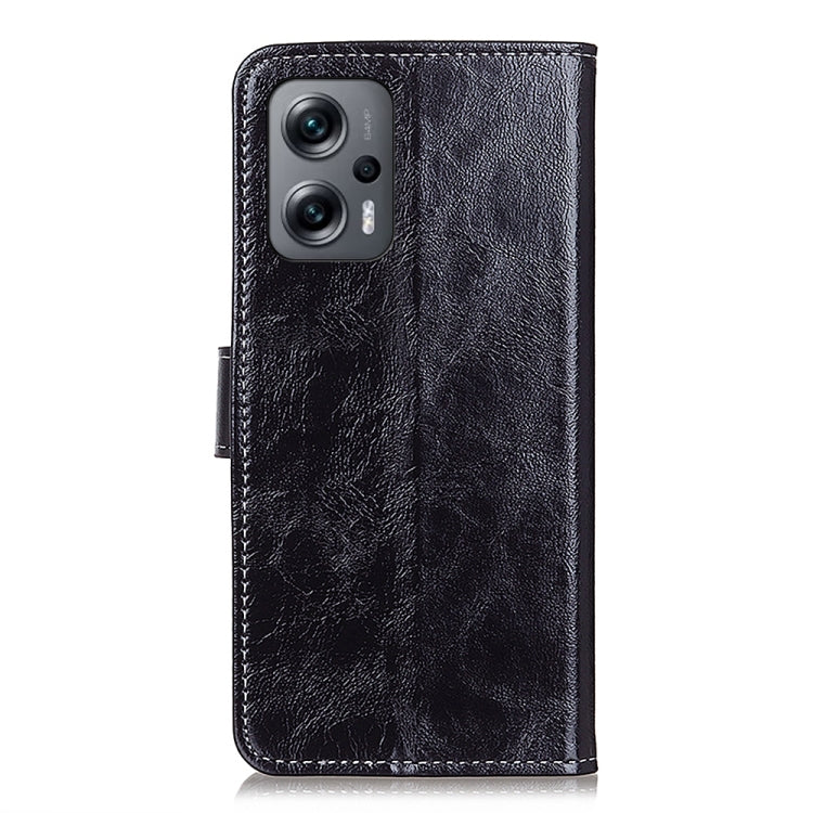 For Xiaomi Redmi Note 11T Pro 5G / Note 11T Pro+ 5G China / Poco X4 GT 5G Retro Crazy Horse Texture Leather Phone Case