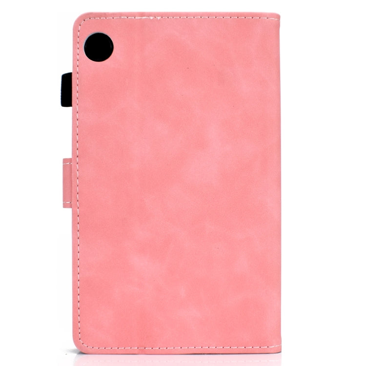 For Lenovo Tab M10 3rd Gen Stitching Cowhide Texture Smart Leather Tablet Case
