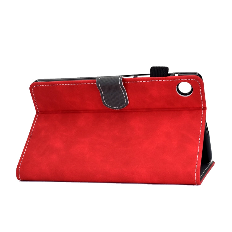 For Lenovo Tab M10 3rd Gen Stitching Cowhide Texture Smart Leather Tablet Case