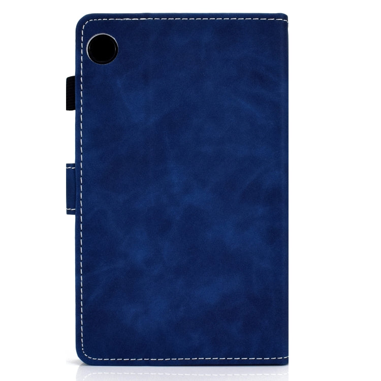 For Lenovo Tab M10 3rd Gen Stitching Cowhide Texture Smart Leather Tablet Case