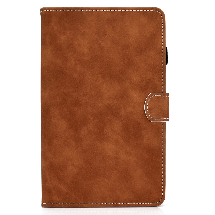 For Lenovo Tab M10 3rd Gen Stitching Cowhide Texture Smart Leather Tablet Case
