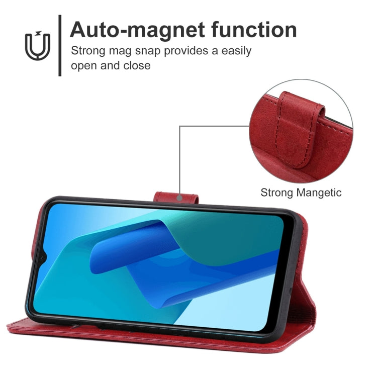 For OPPO A16K Leather Phone Case