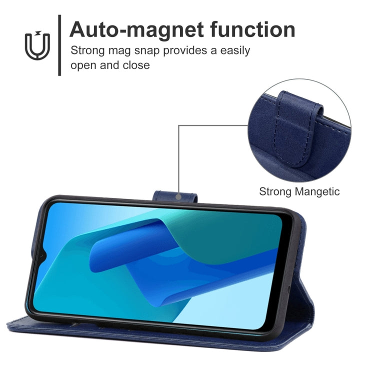 For OPPO A16K Leather Phone Case