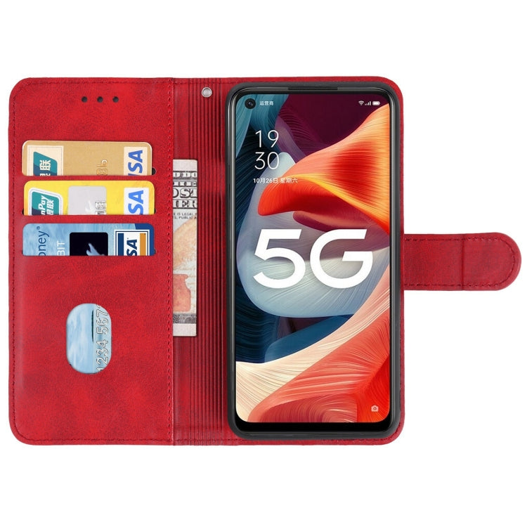 For OPPO A53 5G Leather Phone Case