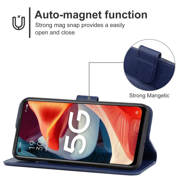 For OPPO A53 5G Leather Phone Case